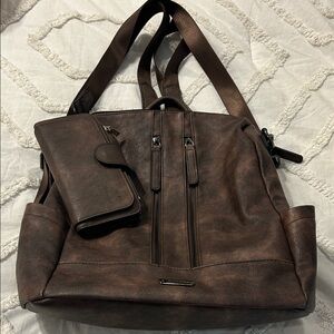 Cluci Backpack purse and matching wallet